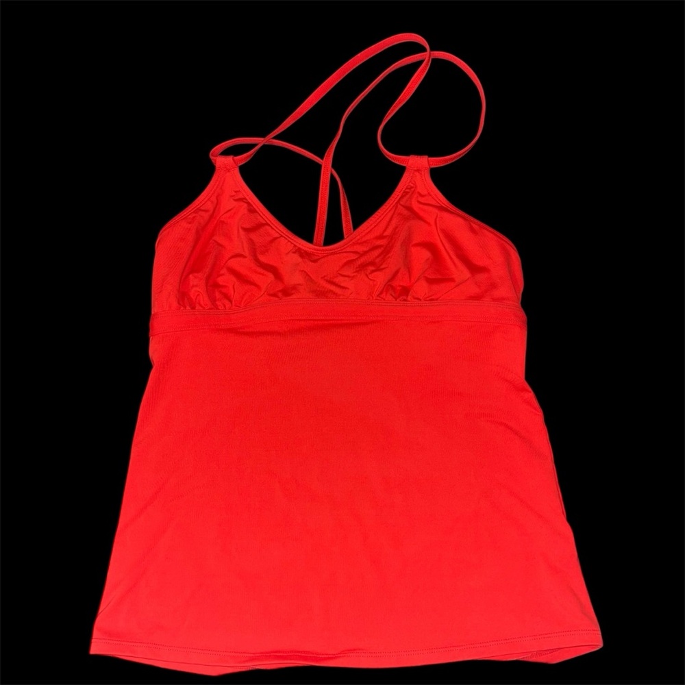 Athleta red tankini top